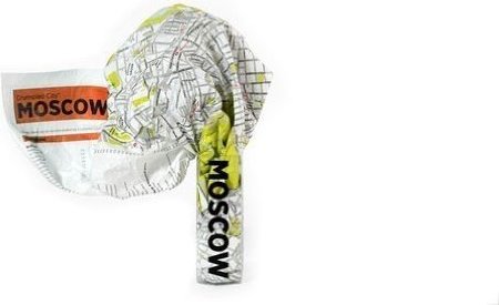 Mapa Crumpled City Moskwa