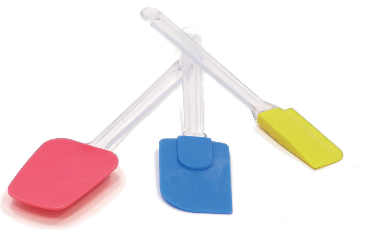 Szpatułki do ciasta Silikomart kolorowe 3 szt.