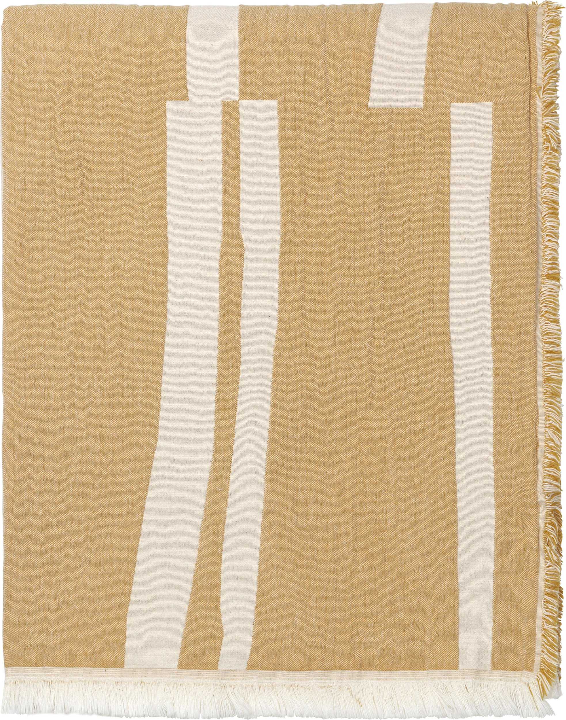 Koc Lyme Grass 130 x 180 cm żółty