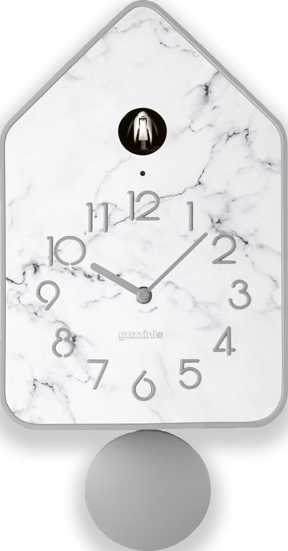 Zegar z kukułką Home QQ-UP szary