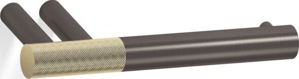 Uchwyt na papier toaletowy Club ciemny metal mat-złoty