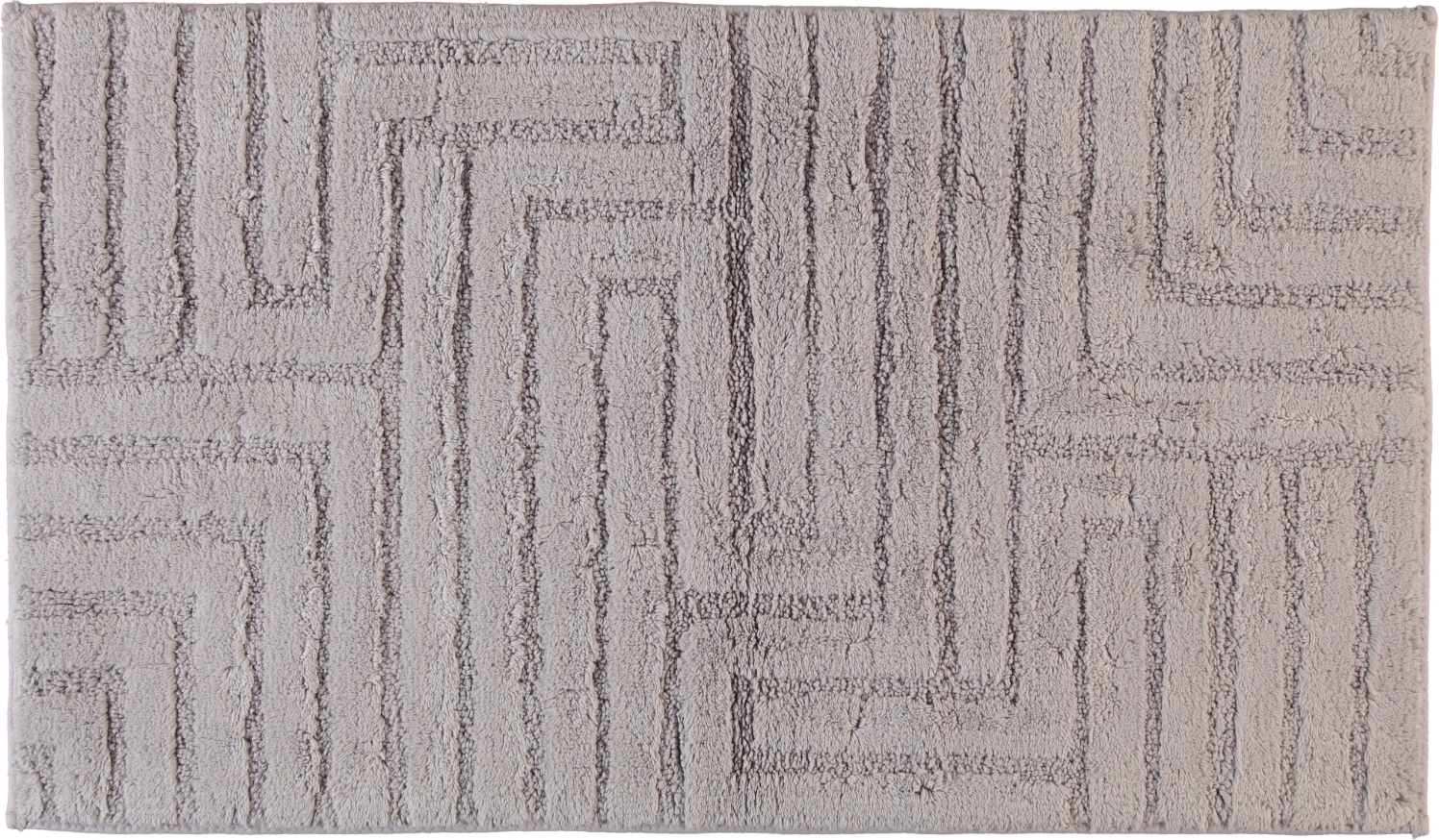 Dywanik łazienkowy Cawo 70 x 120 cm srebrny wytłaczany