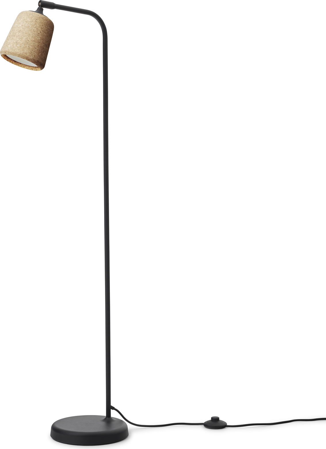 Lampa podłogowa Material 125 cm jasna korkowa