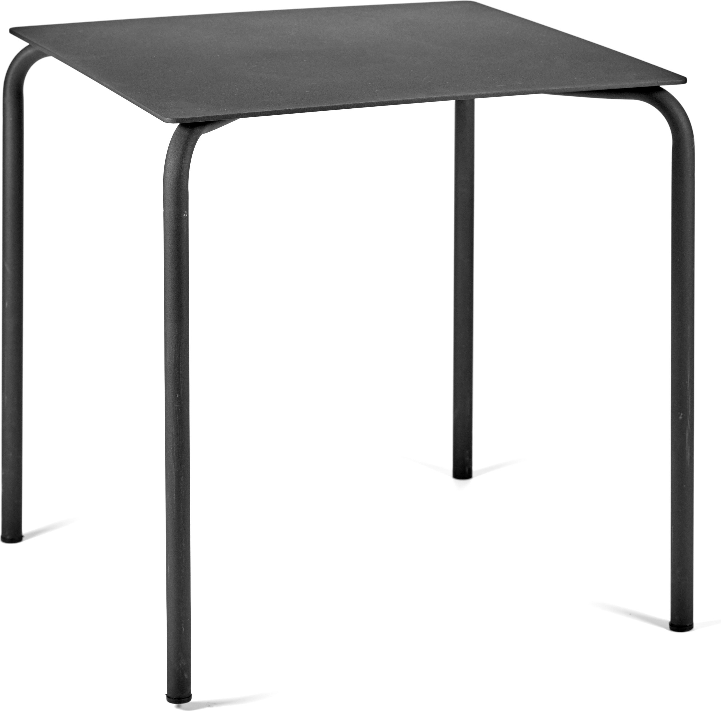 Stół ogrodowy August 70 x 70 cm czarny