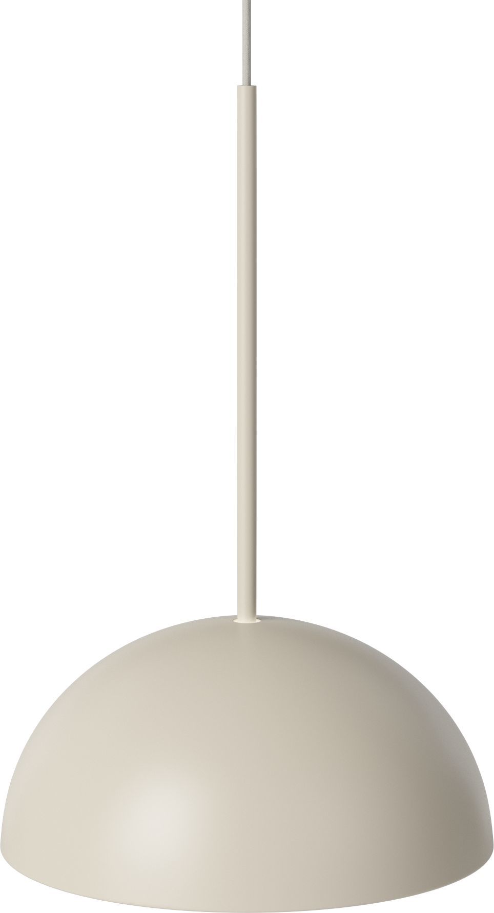 Lampa wisząca Aluna 38 cm kremowa