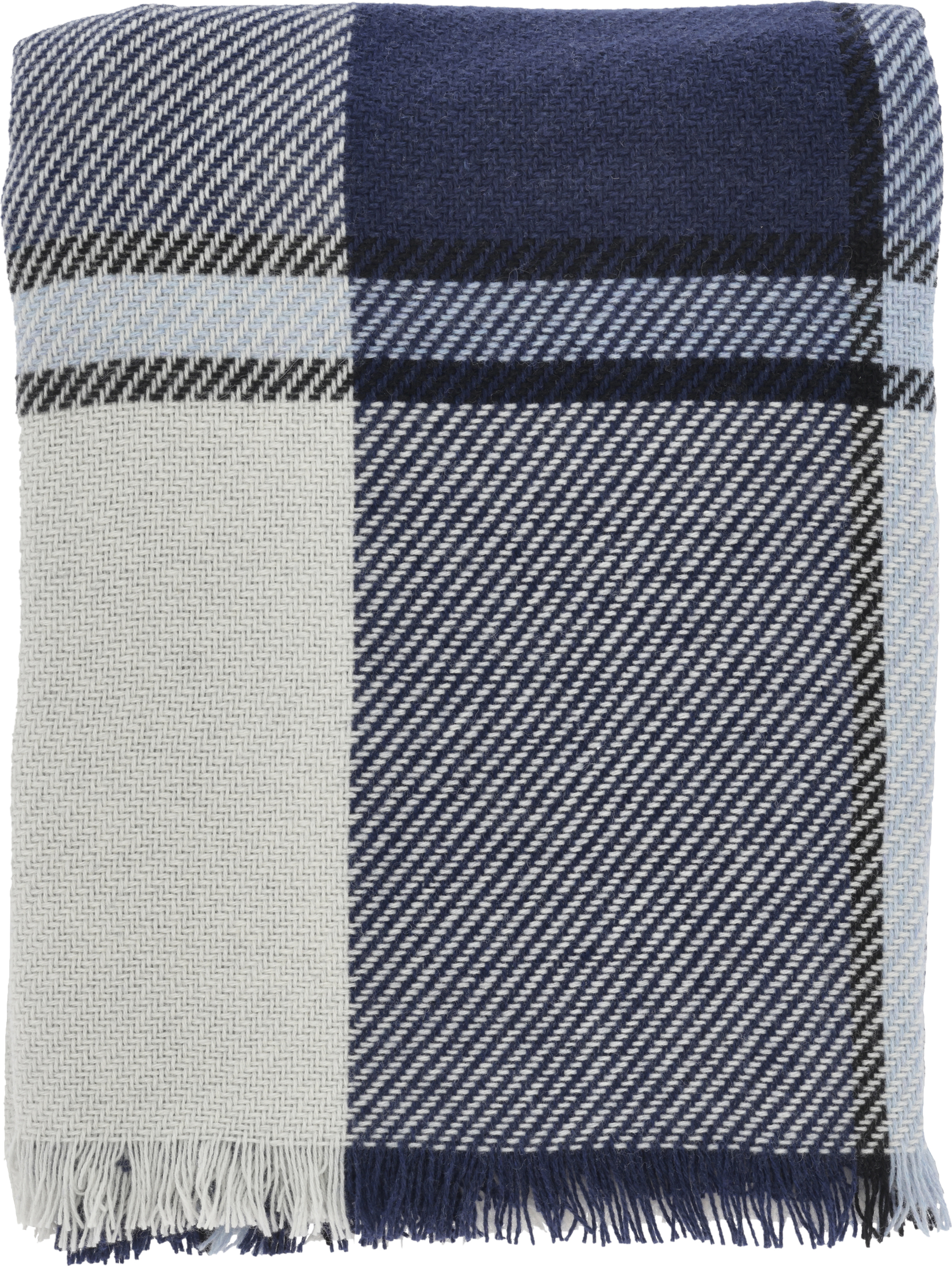 Koc Precise 130 x 170 cm niebiesko-szary