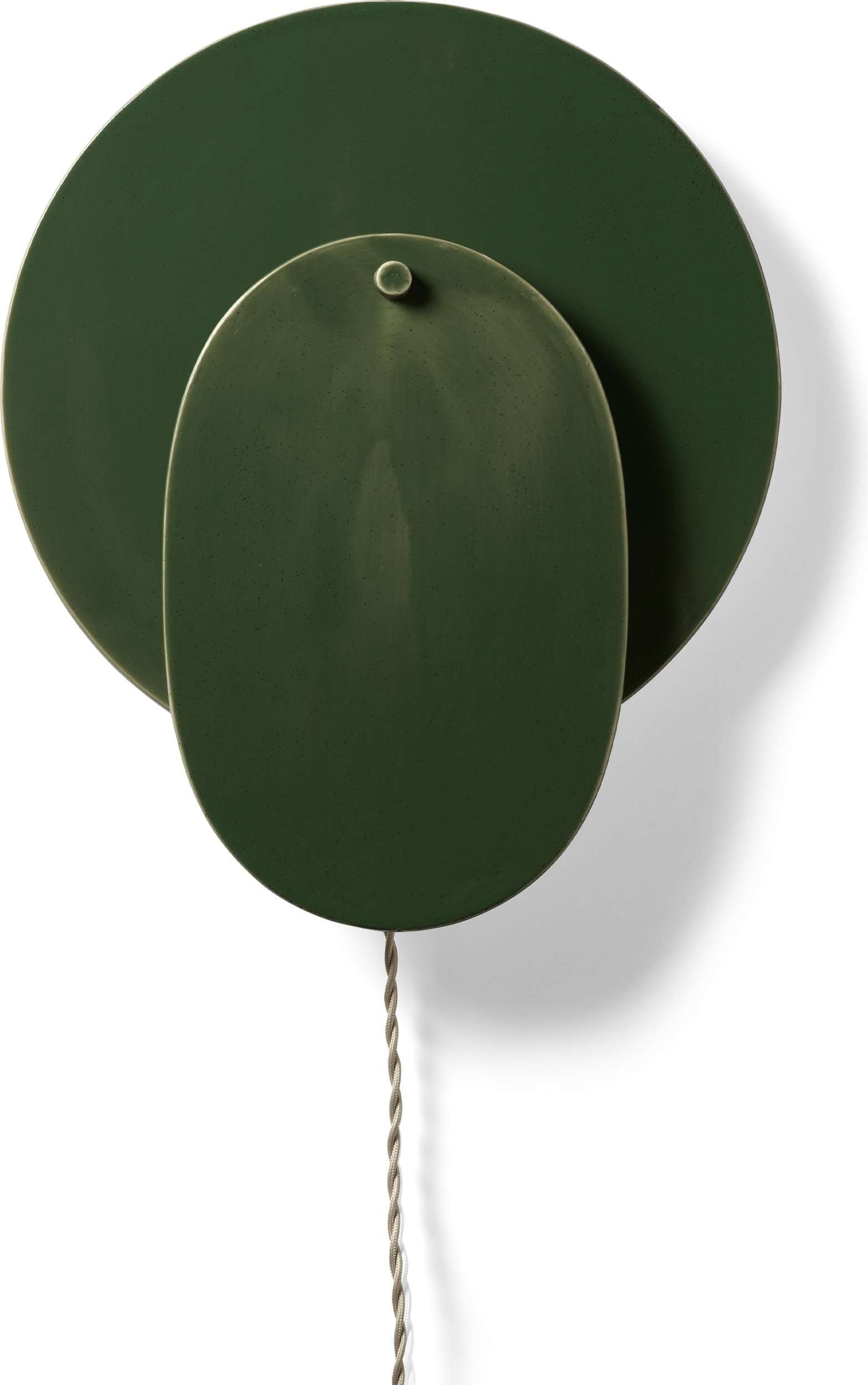 Kinkiet Nebula 39,5 cm ciemnozielona