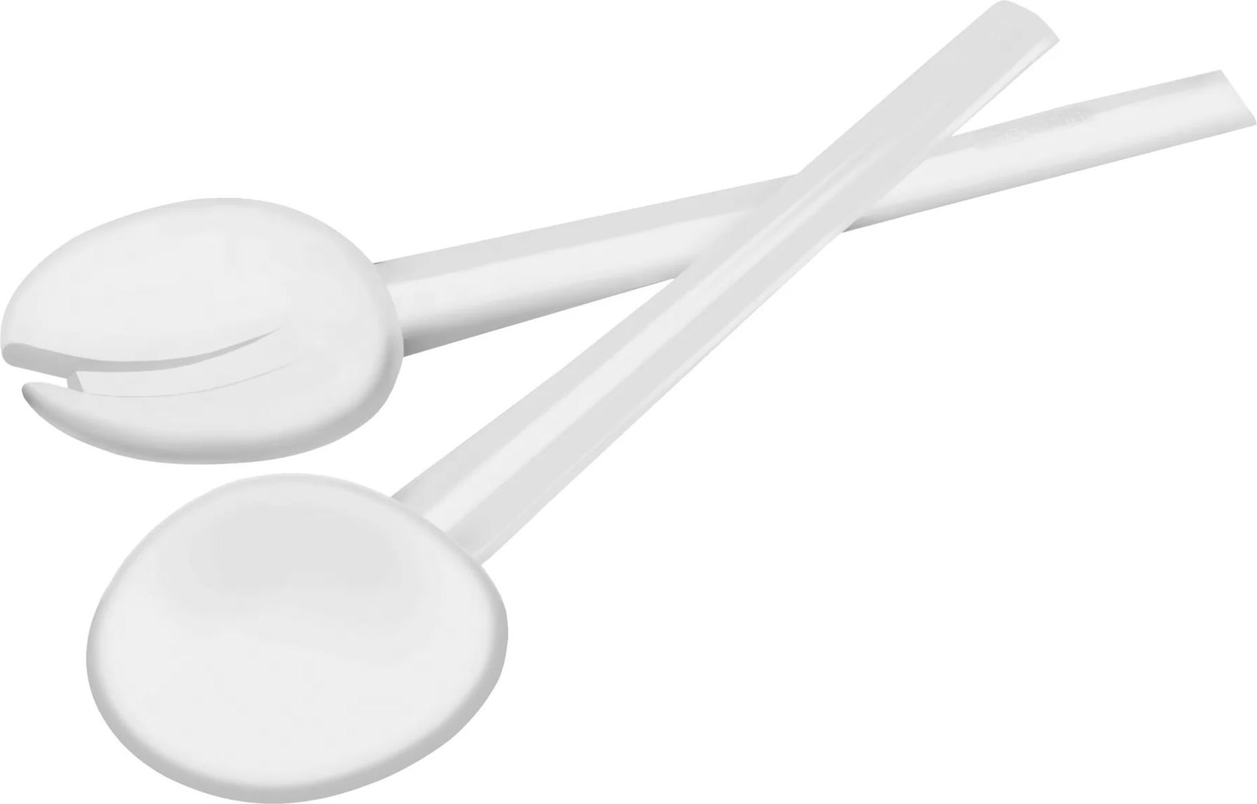 Łyżki do sałaty Happy Hour 20 cm białe 2 szt.