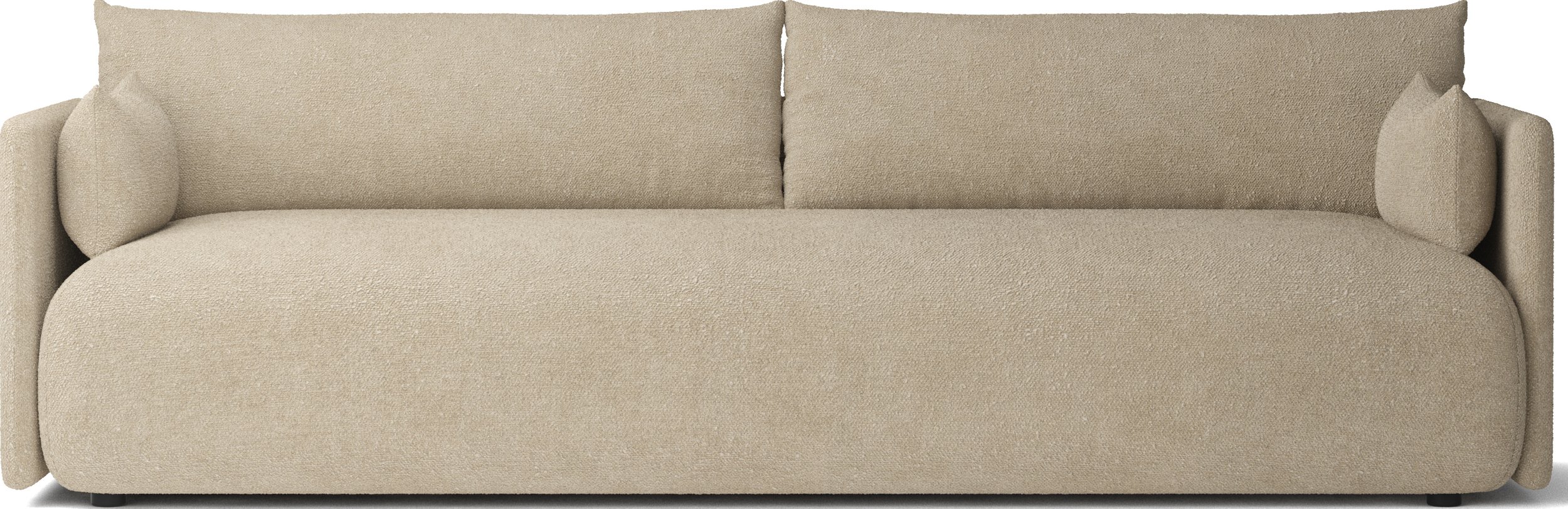 Sofa trzyosobowa Offset Bouclé beżowa