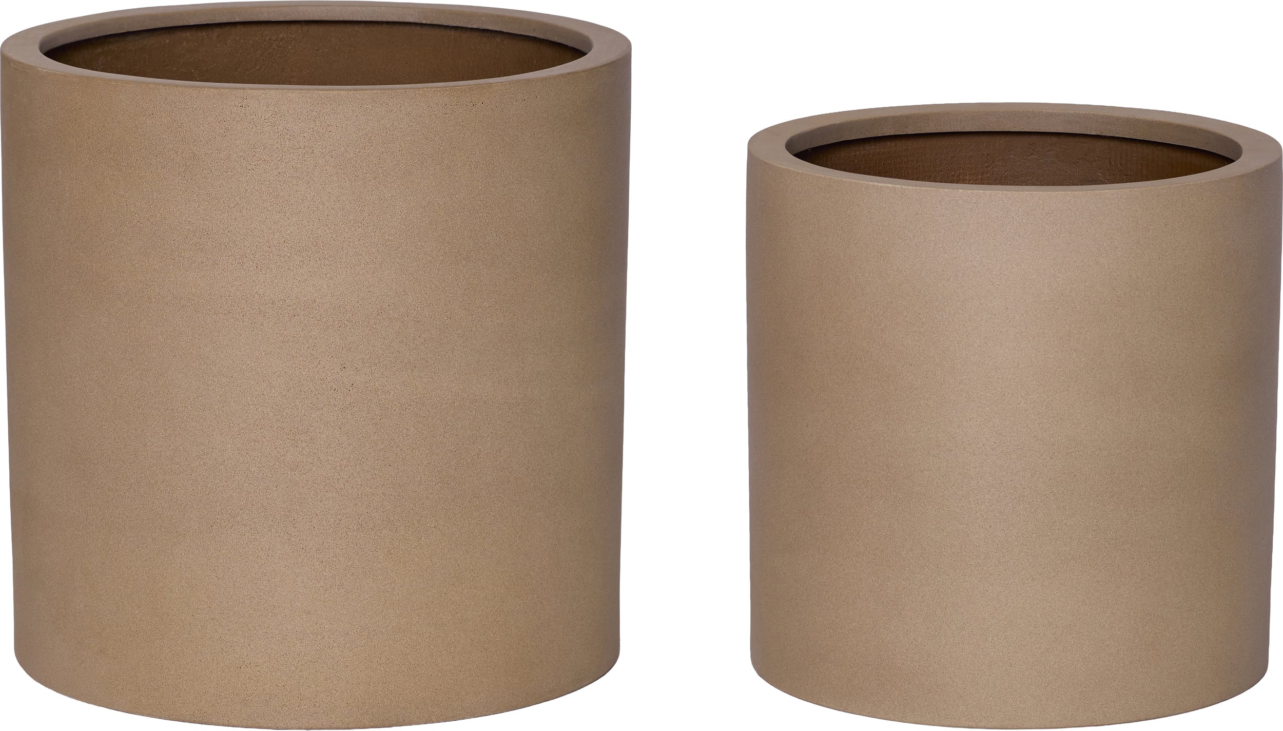 Osłonki na doniczki Desert piaskowy beż 2 szt.