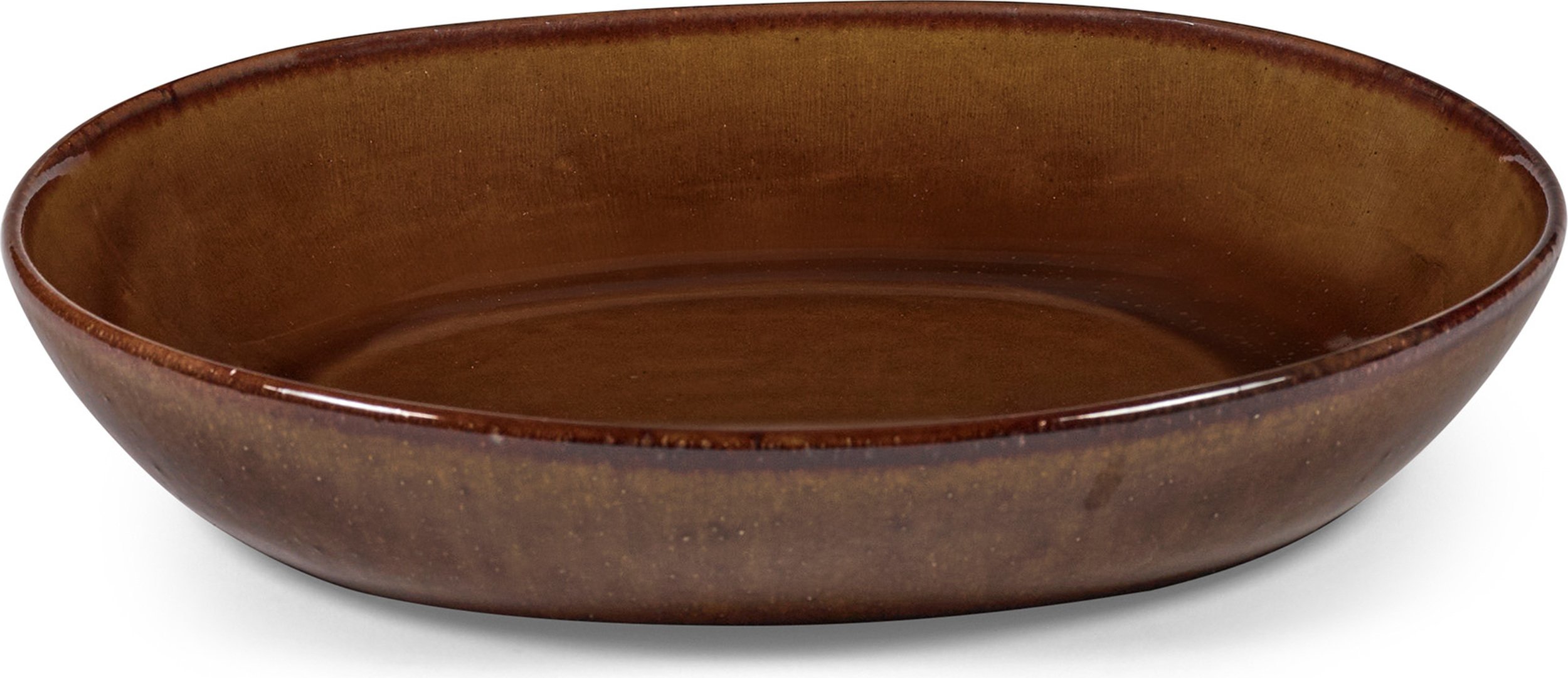 Talerz głęboki Out of Lines 23 cm brązowy