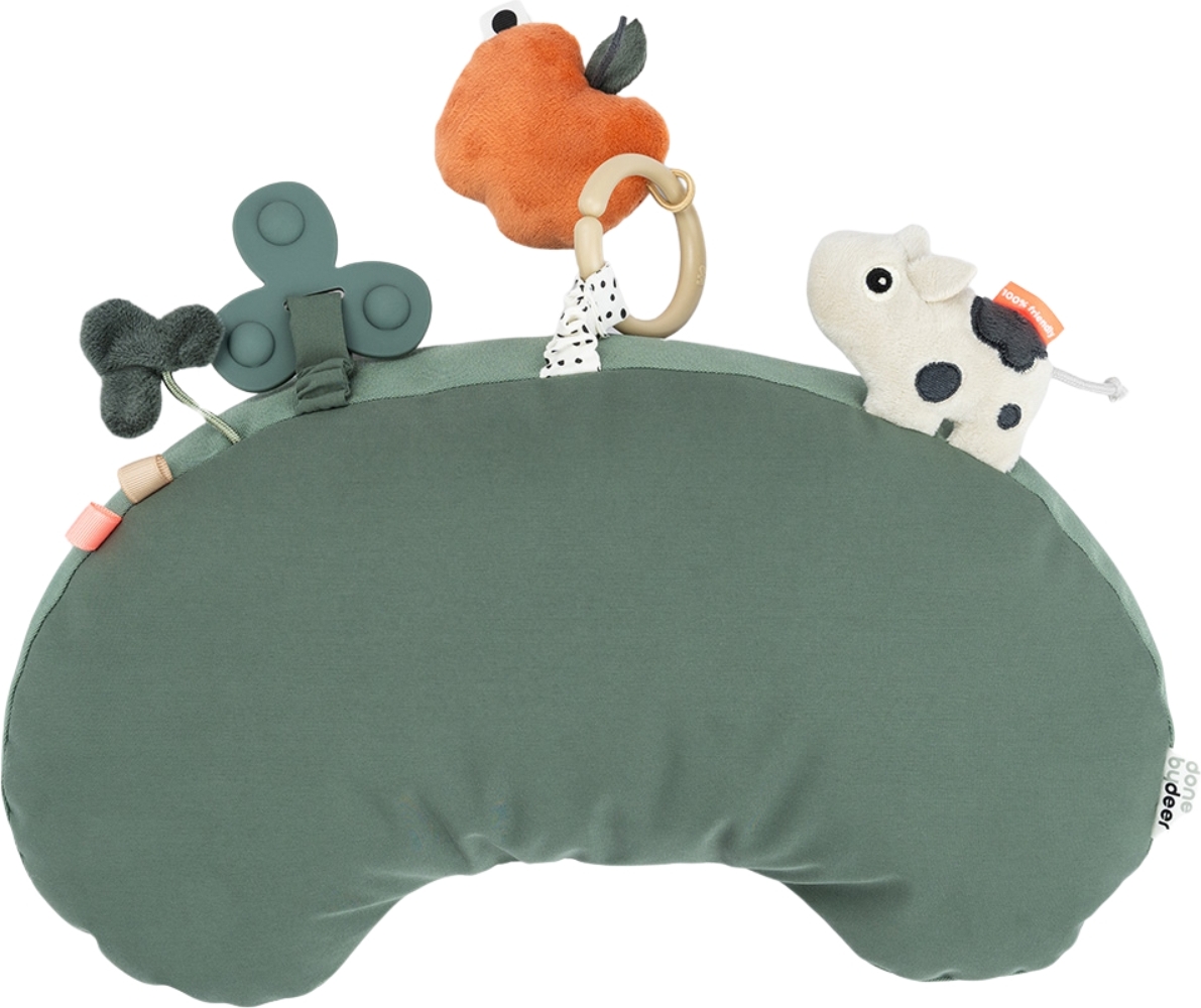 Poduszka Tiny Farm zielona