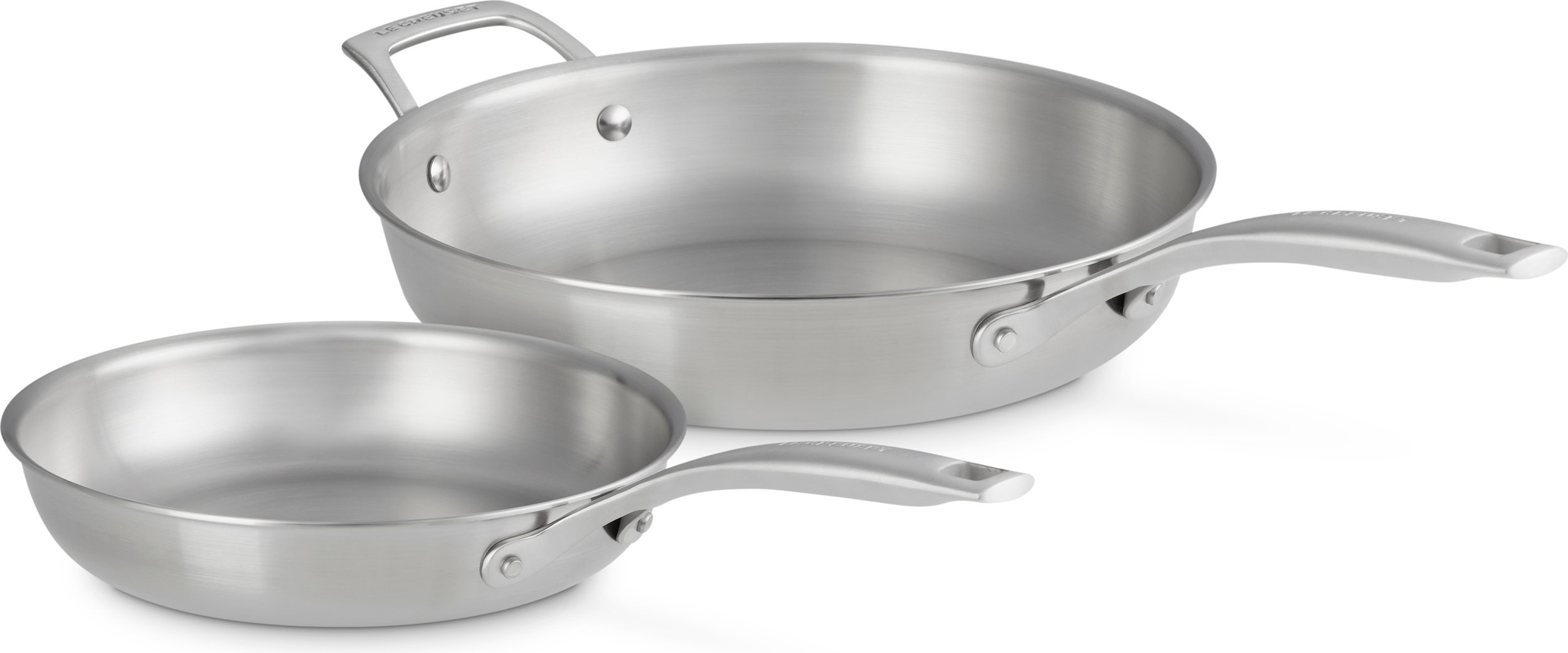 Patelnie Essential 3-ply ze stali nierdzewnej 2 szt.