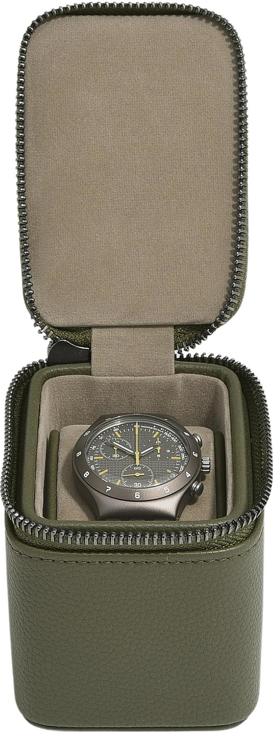 Pudełko na zegarek Stackers oliwkowe