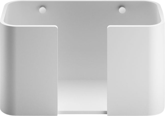 Pojemnik na chusteczki Stone chrom-biały ścienny