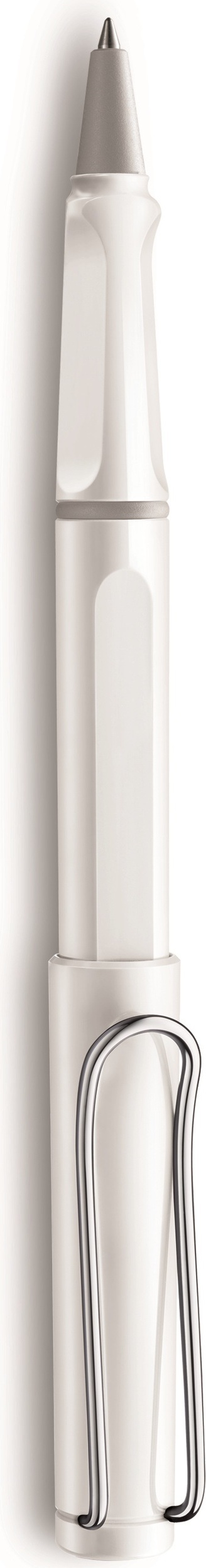 Pióro kulkowe Safari białe z niebieskim wkładem