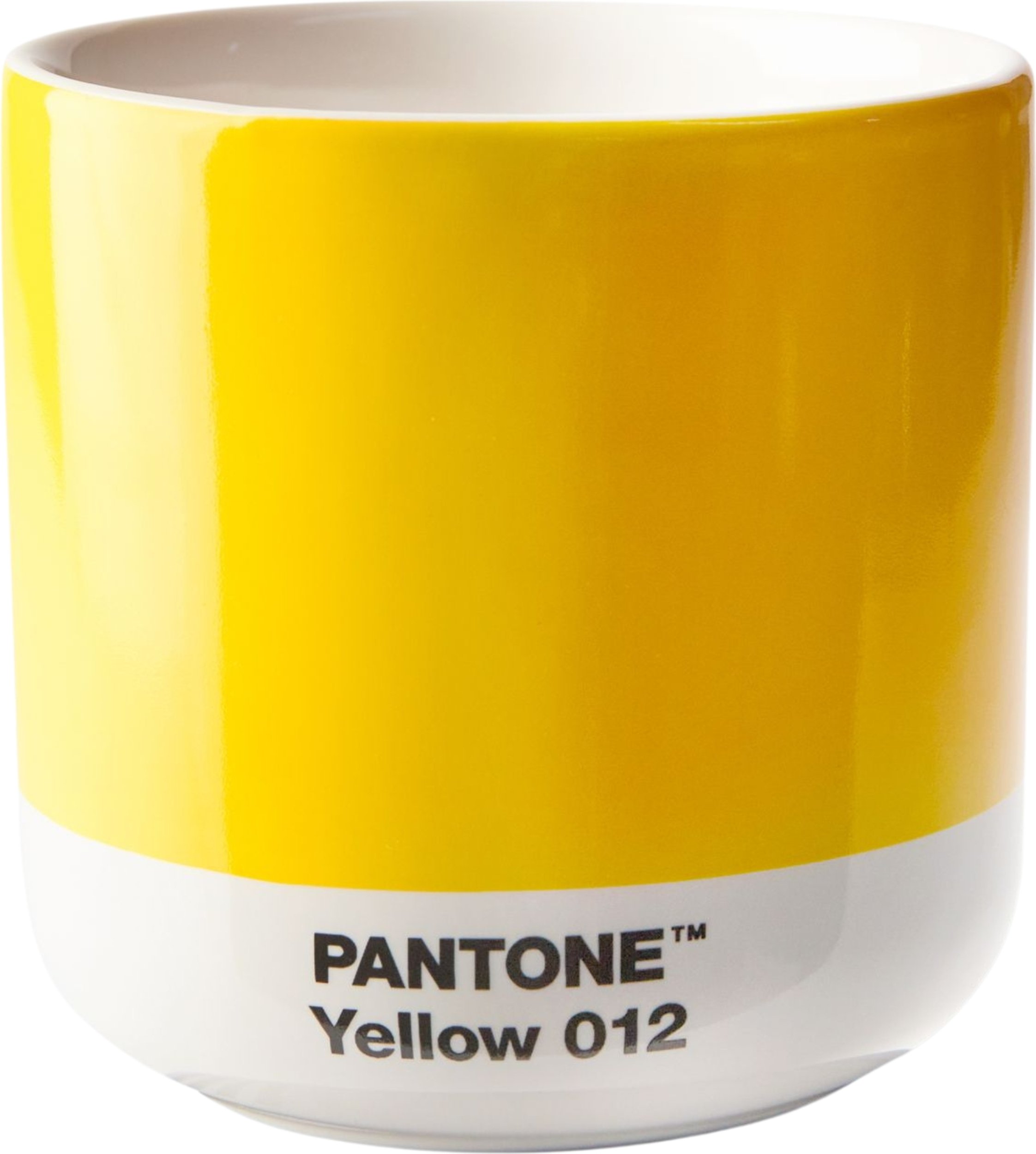 Kubek termiczny Pantone 190 ml żółty