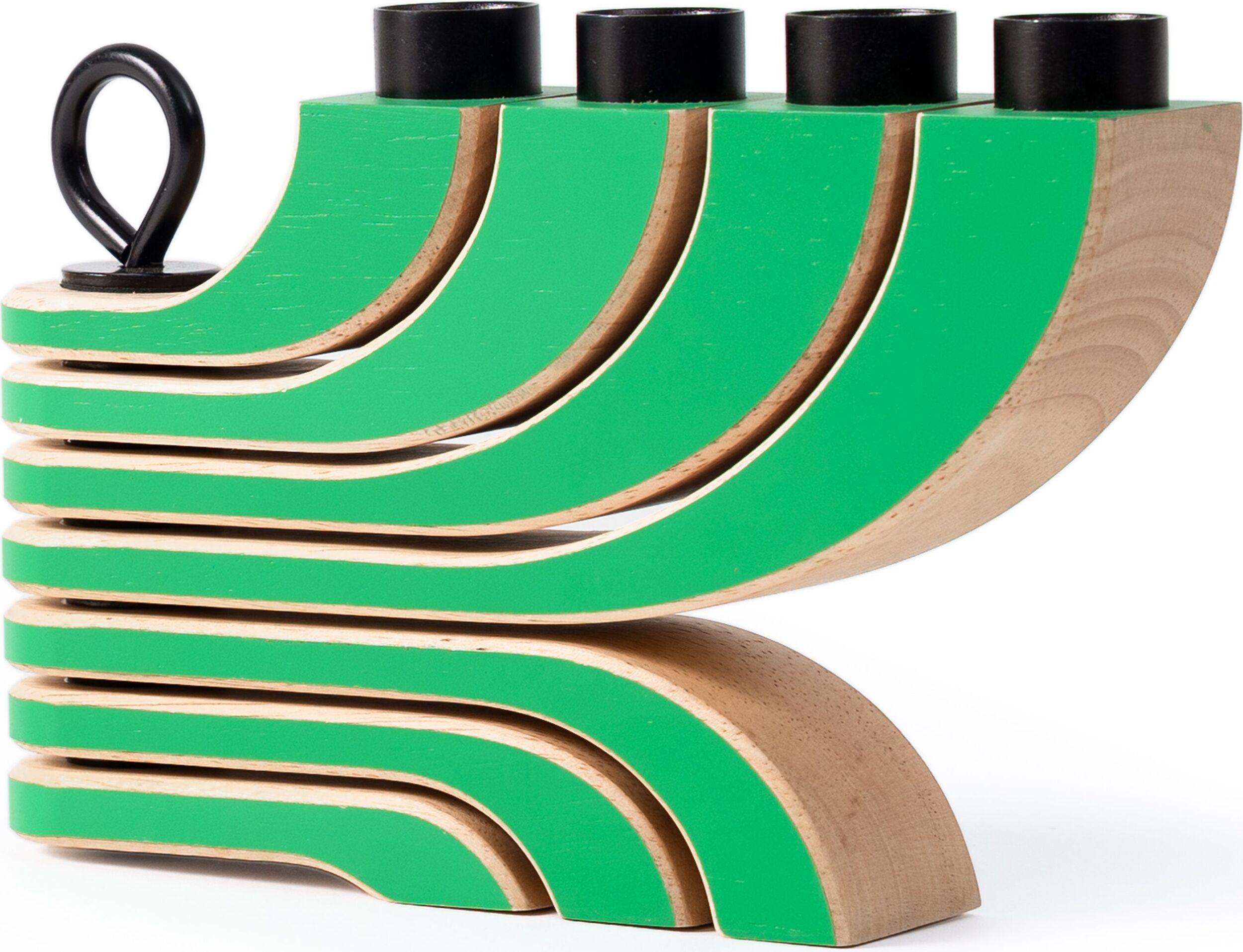 Świecznik kilkuramienny Nordic zielony