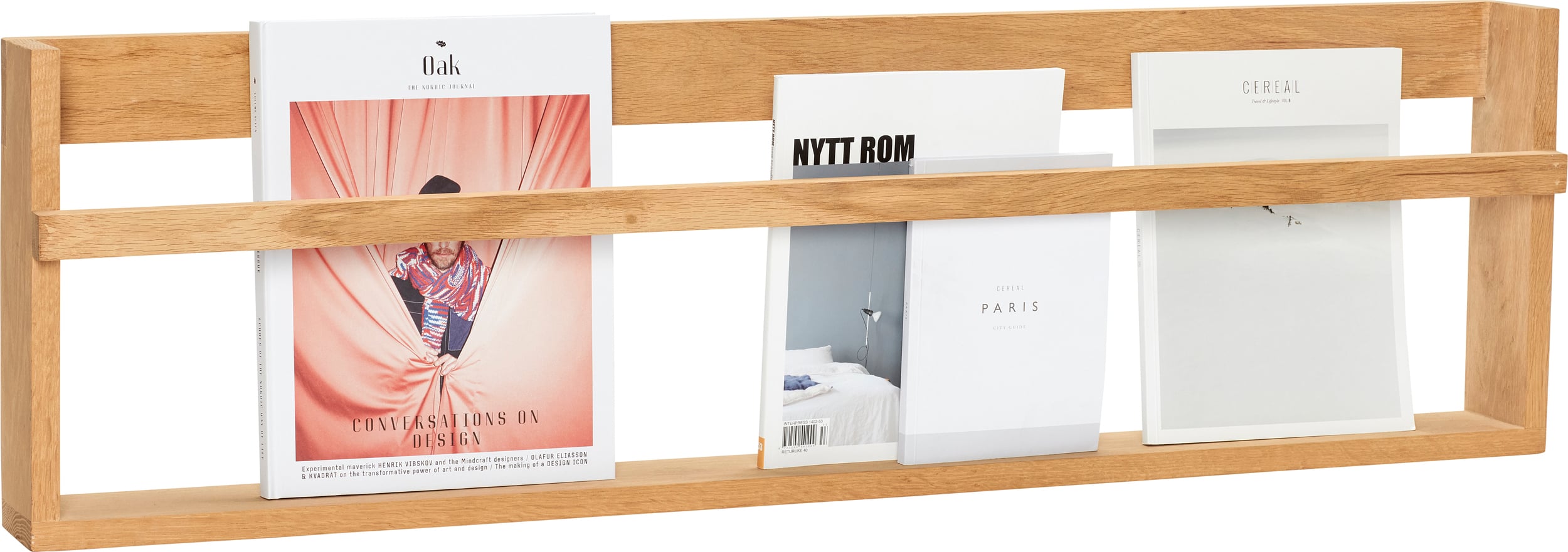 Półka ścienna Display 110 cm dębowa