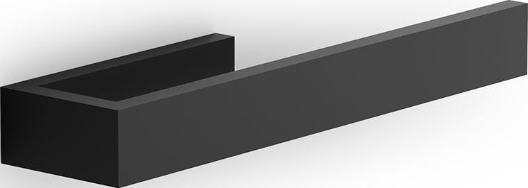 Wieszak reling na ręczniki Contract 25 cm czarny mat