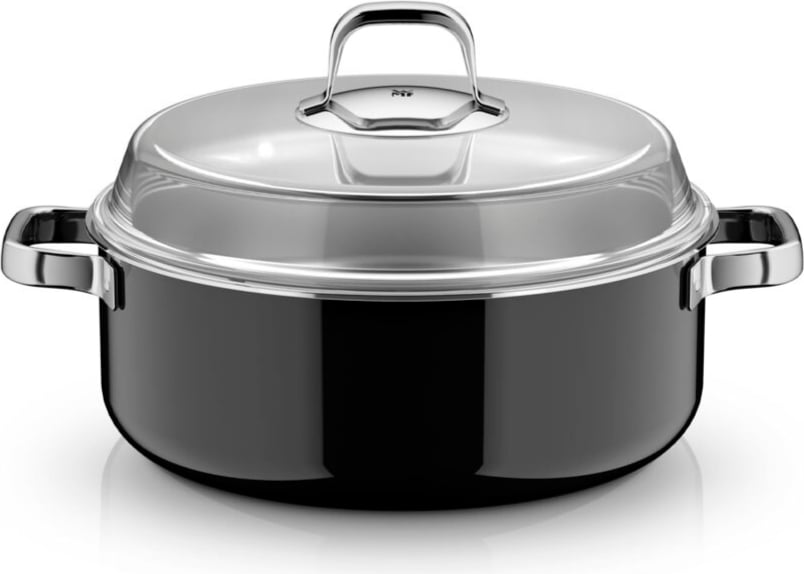 Brytfanna Fusiontec Mineral Pro okrągła 28 cm czarna