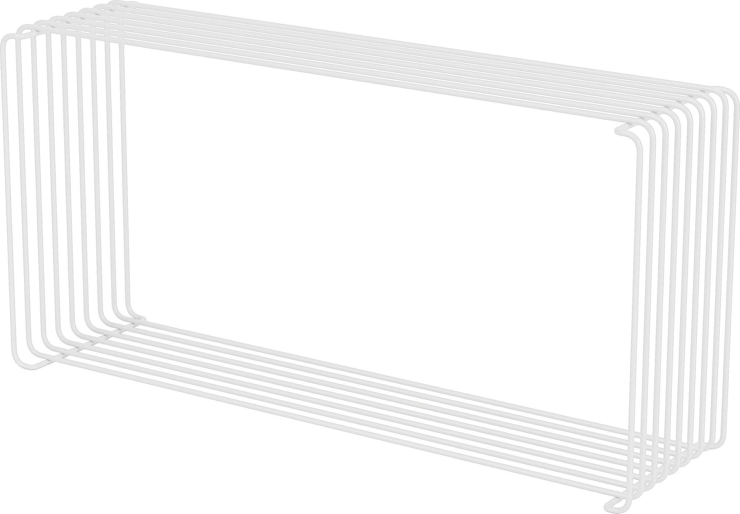 System modułowy Panton Wire 70 x 18,8 x 34,8 cm biały