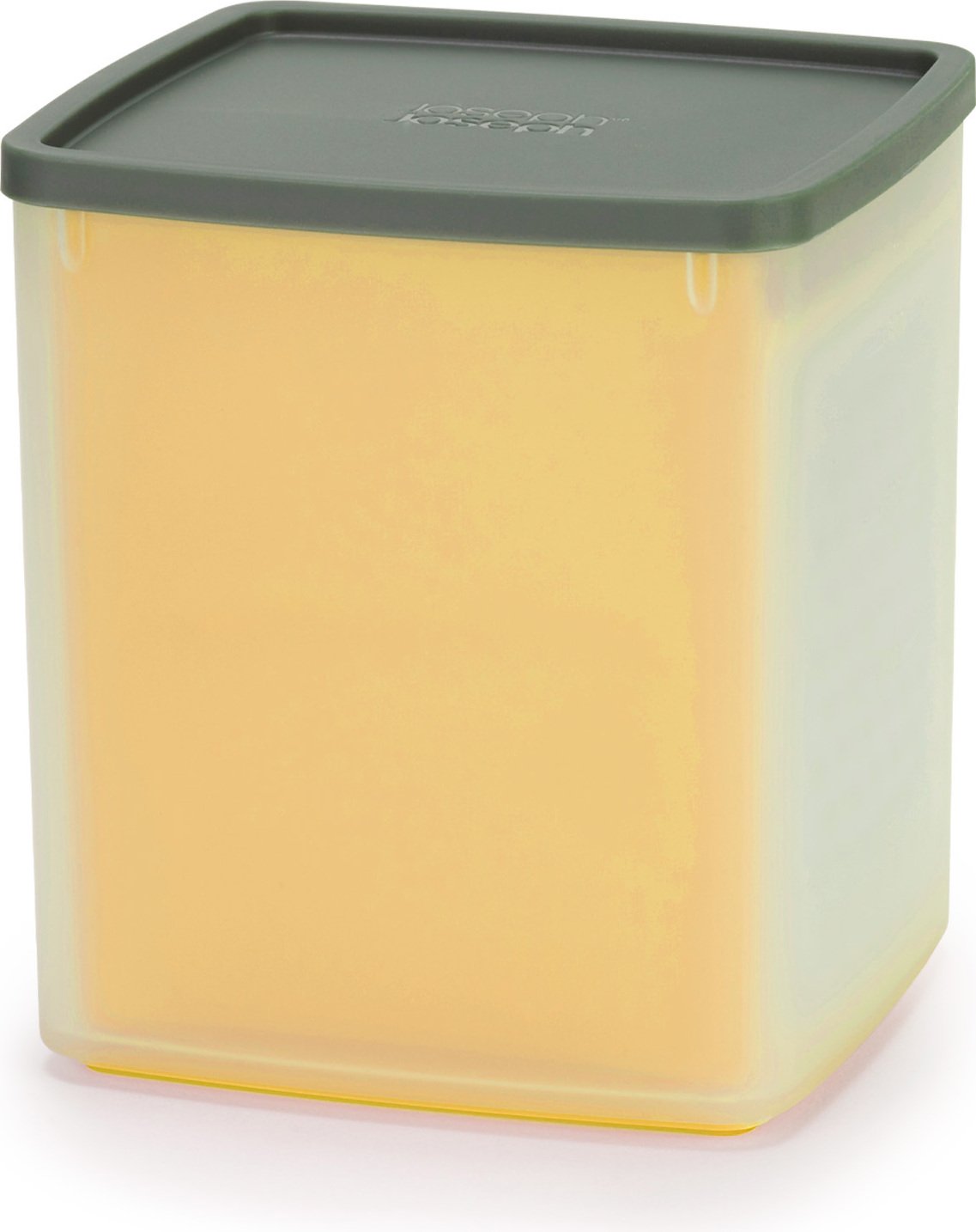 Tarka do sera Duo jasnożółta z pojemnikiem