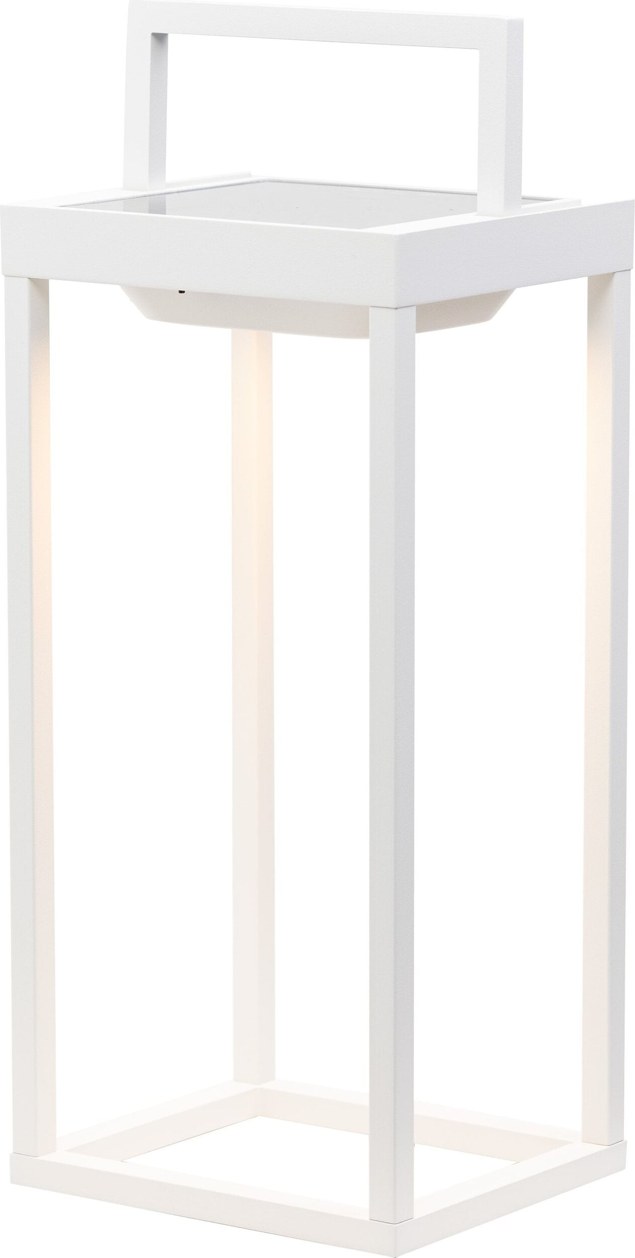 Lampa solarna Home 37 cm biała