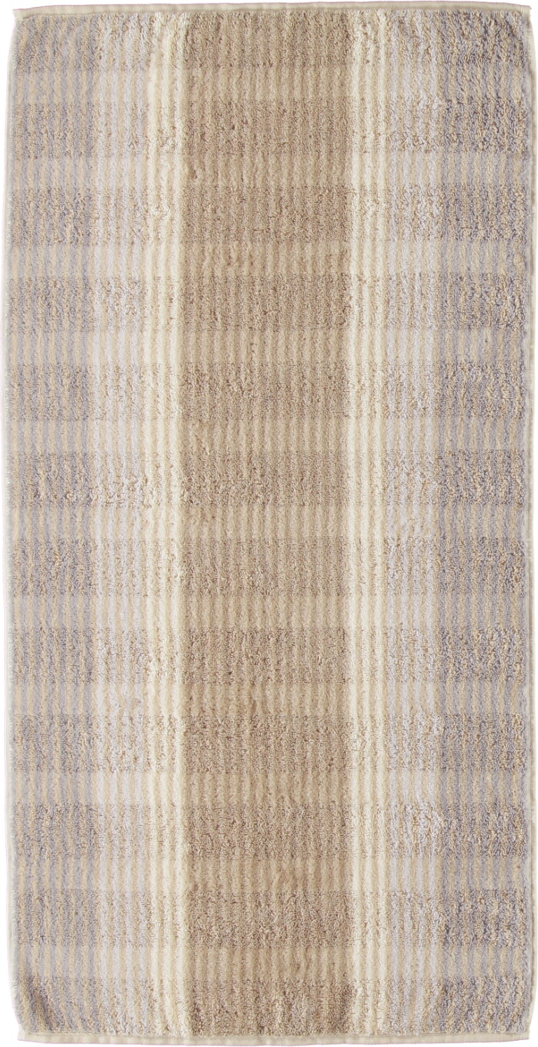 Ręcznik Cashmere w paski 80 x 150 cm piaskowy