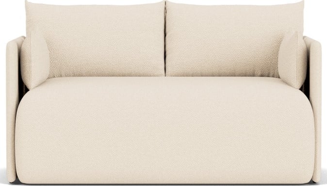 Sofa dwuosobowa Offset kremowa rozkładana