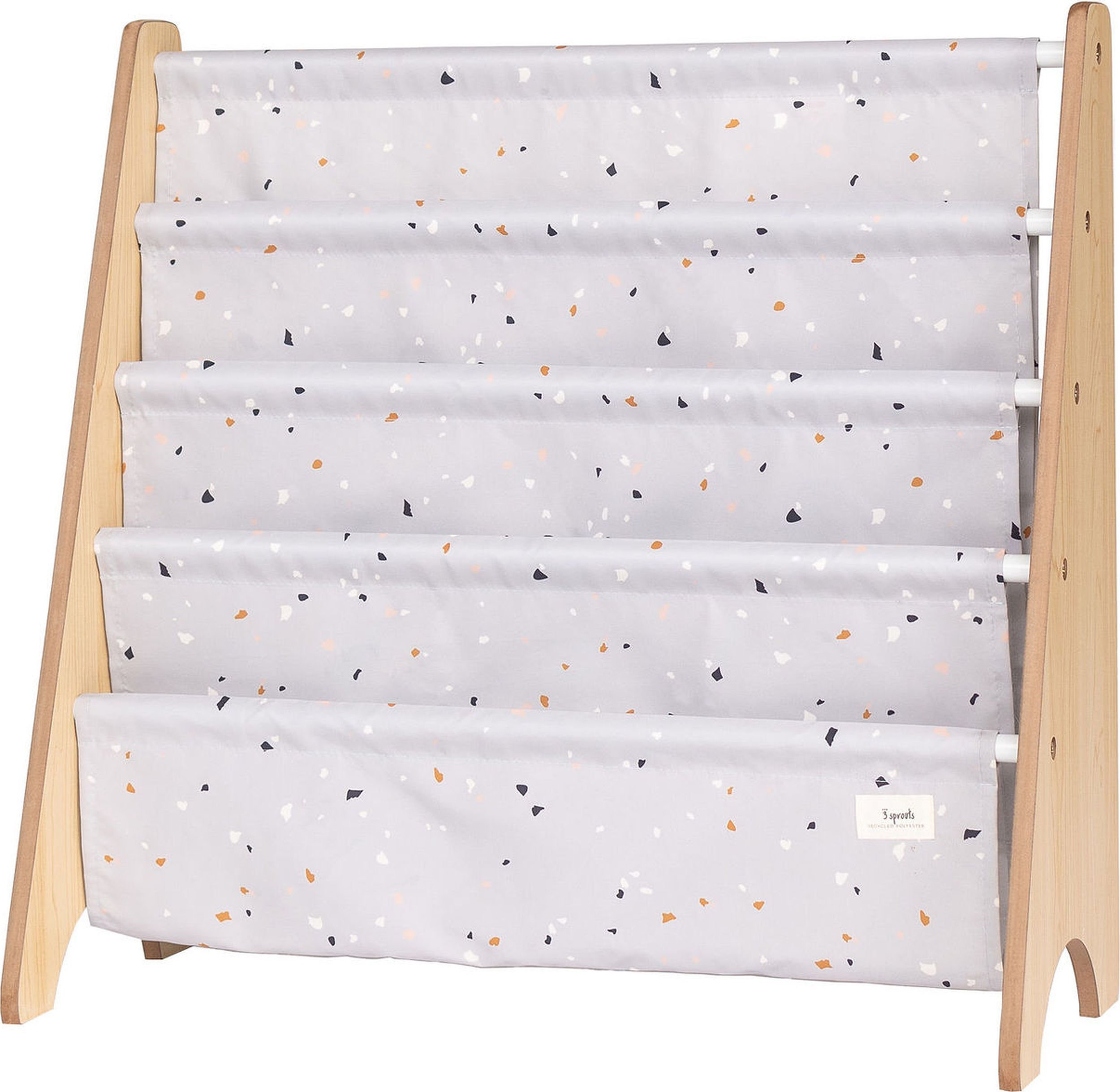 Stojak na książki Terrazzo jasnoszary