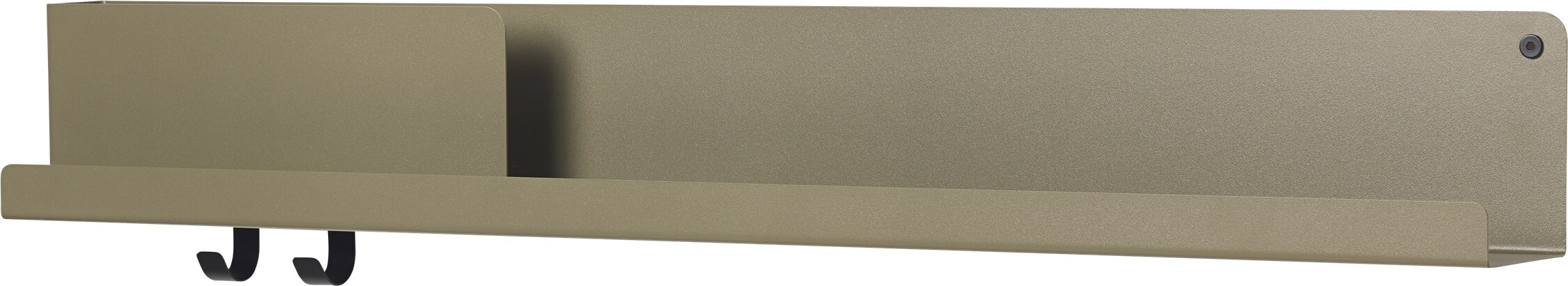 Półka ścienna Folded 96 x 13 cm oliwkowa