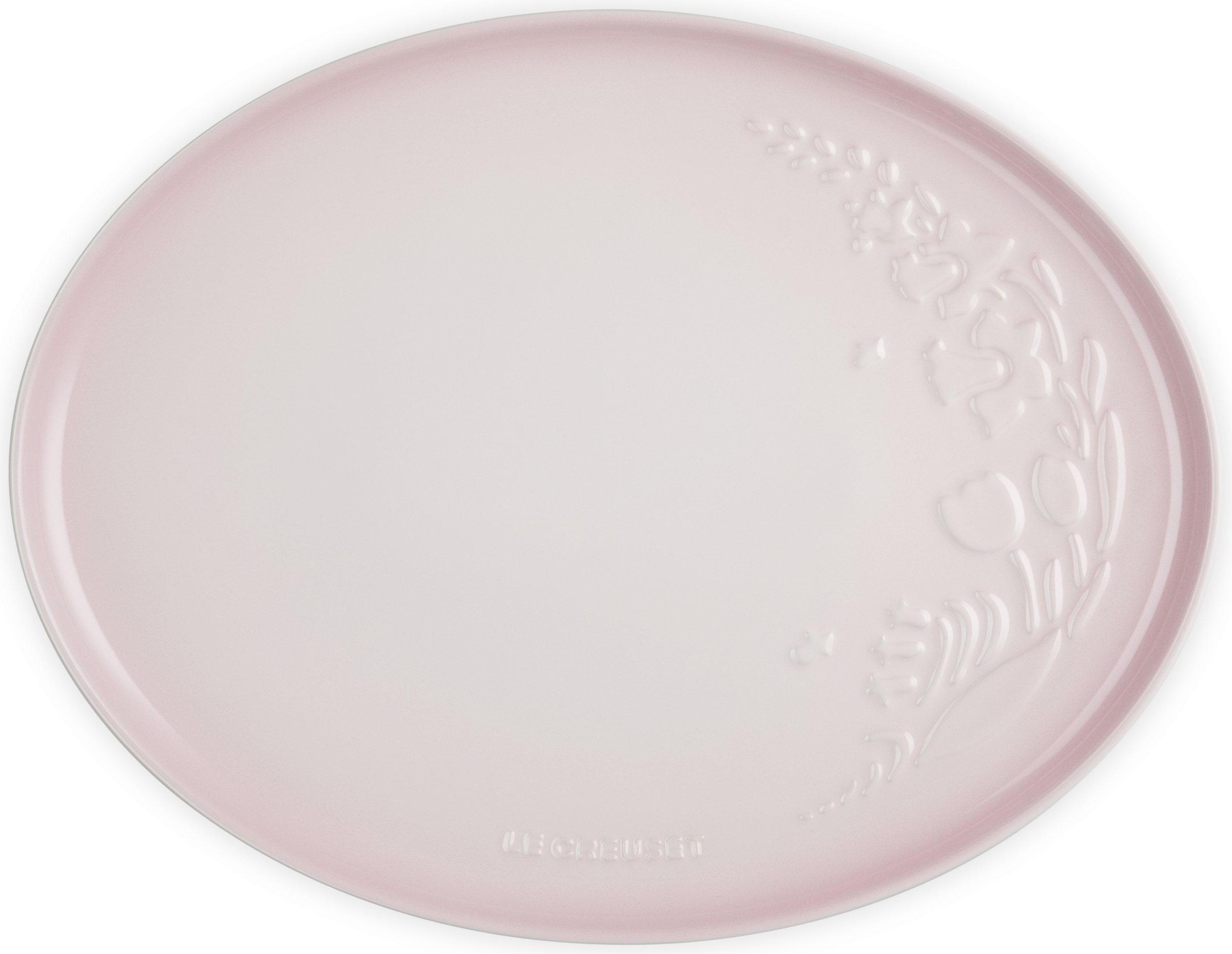 Talerz do serwowania Jardin 36 cm jasnoróżowy