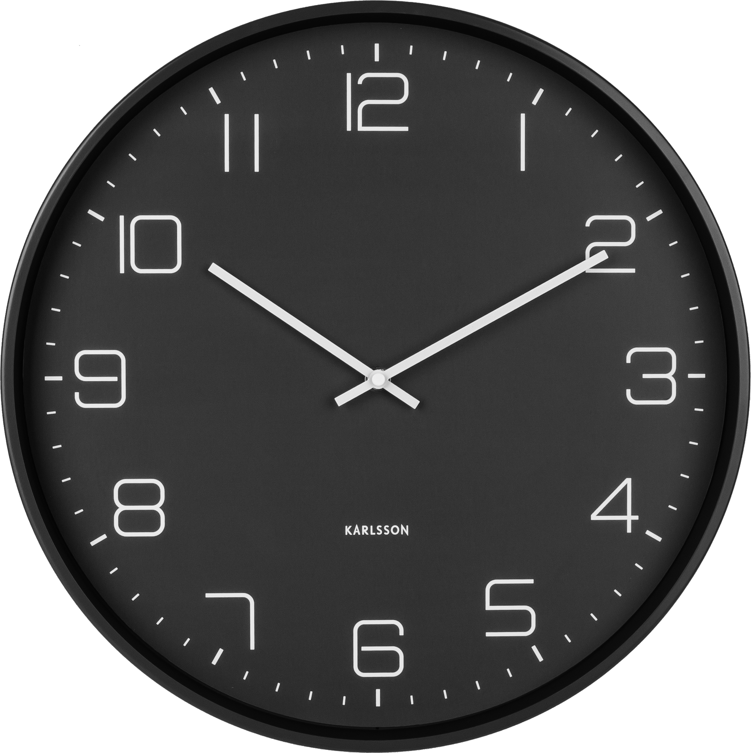 Zegar ścienny Lofty czarny