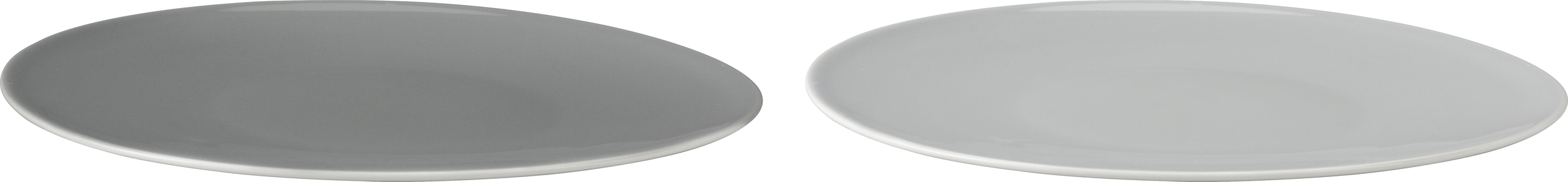 Talerze Emma 22 cm 2 szt. szare