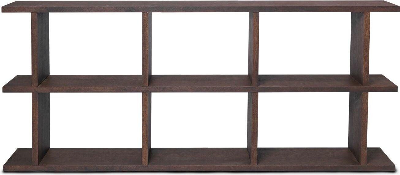 Regał na książki Kona 170 x 72 cm ciemny dąb