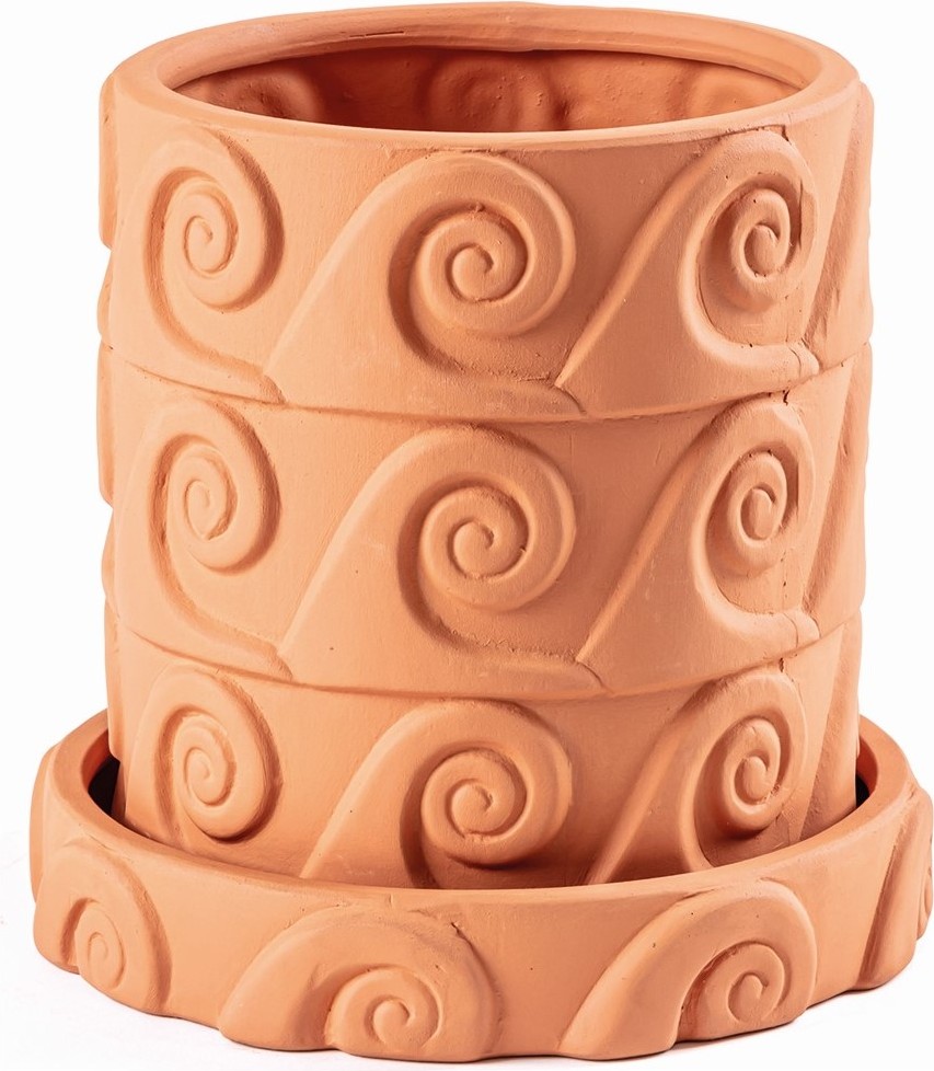 Doniczka Magna Graecia Onda 24 cm z terakoty
