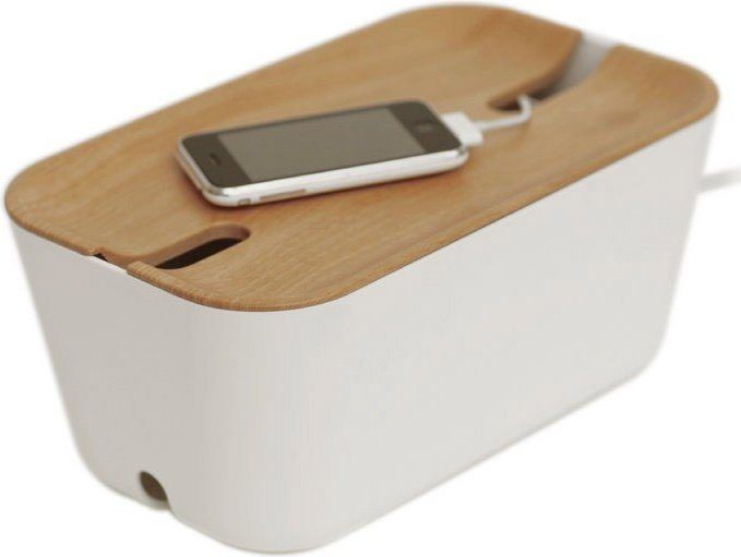 Pojemnik na kable Hideaway Nature M jasny