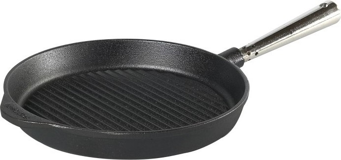 Patelnia grillowa Skeppshult 25 cm ze stalową rączką