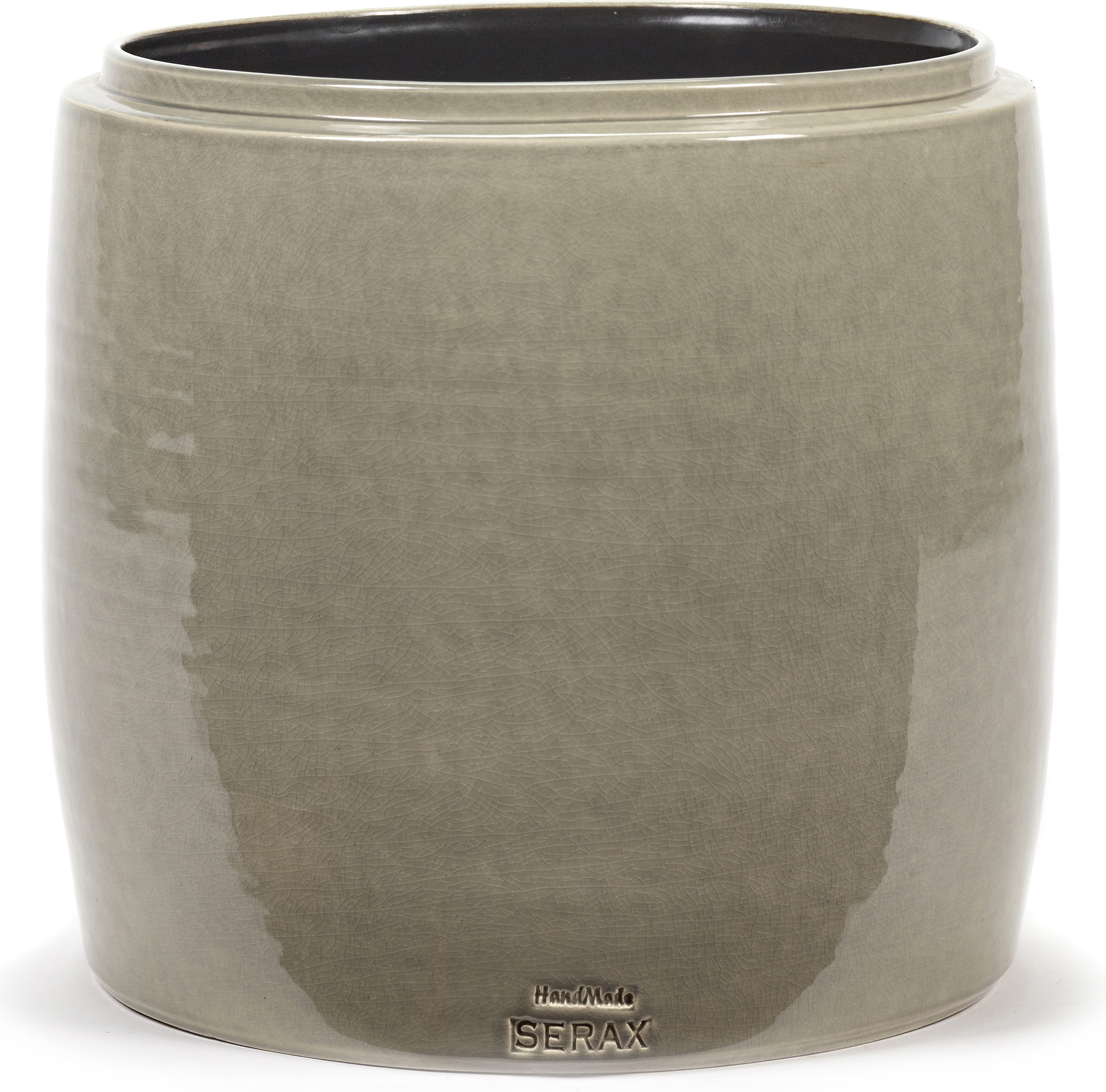 Osłonka na doniczkę Glazed Shades 22 cm szara