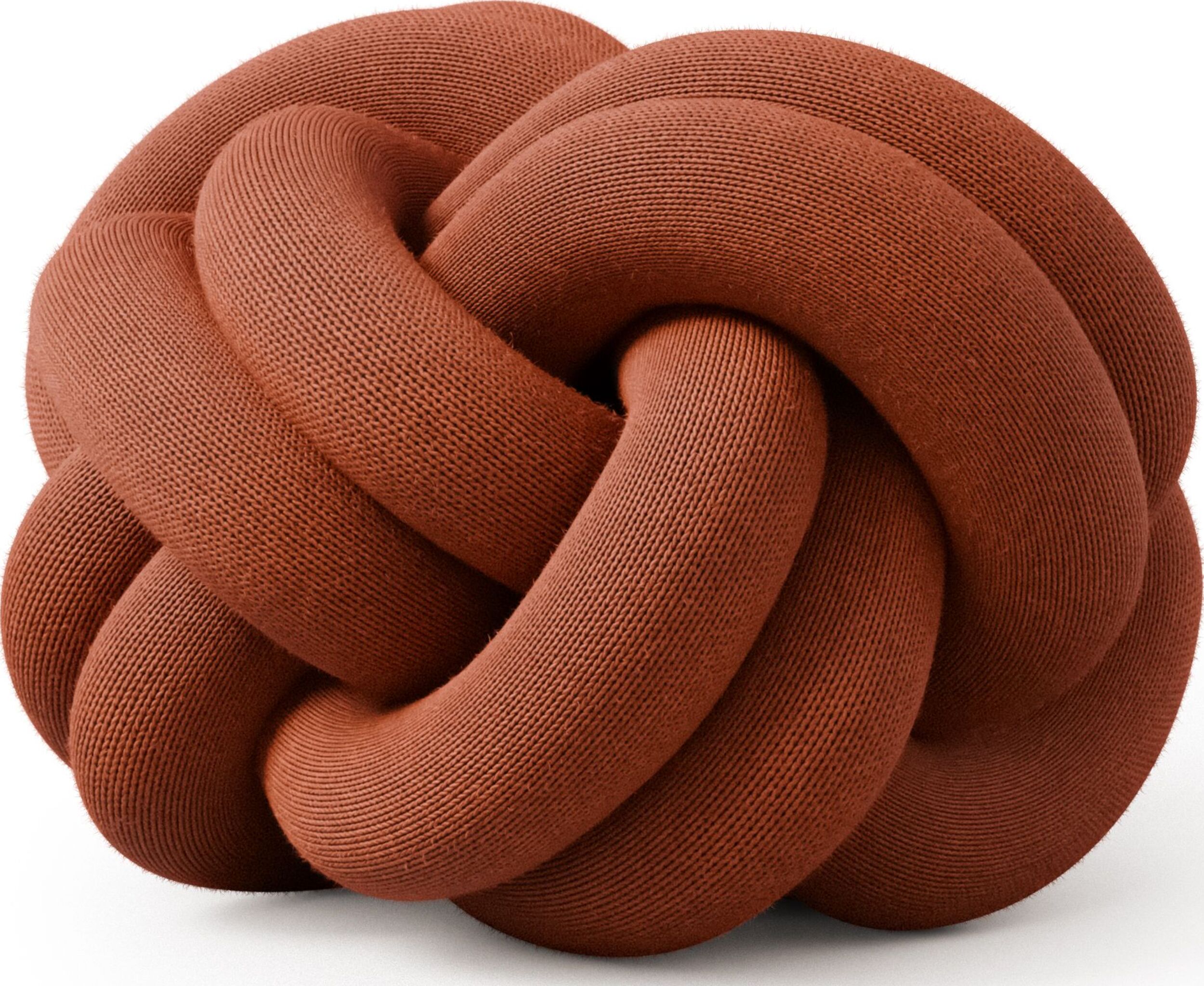 Poduszka dekoracyjna Knot ochra