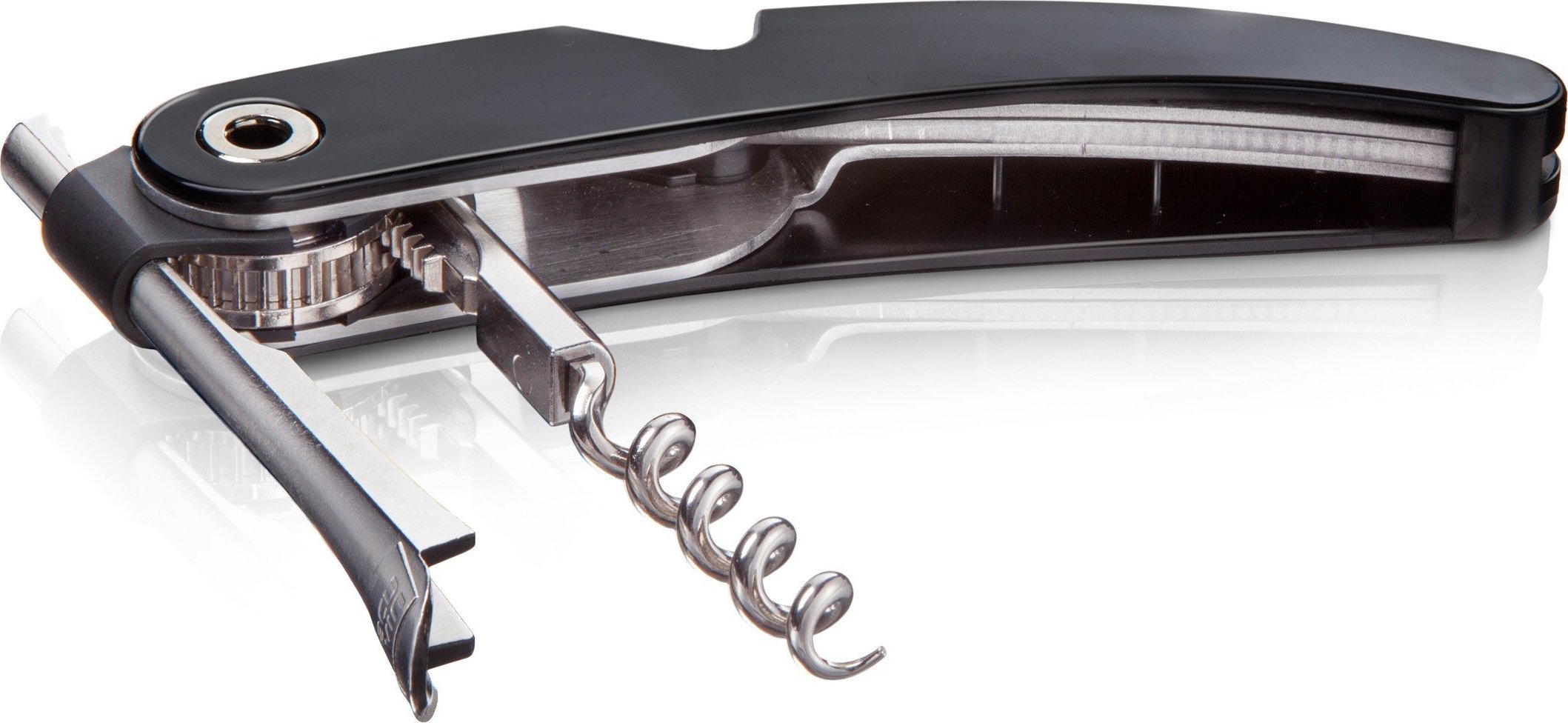 Korkociąg Single Pull Vacu Vin czarny