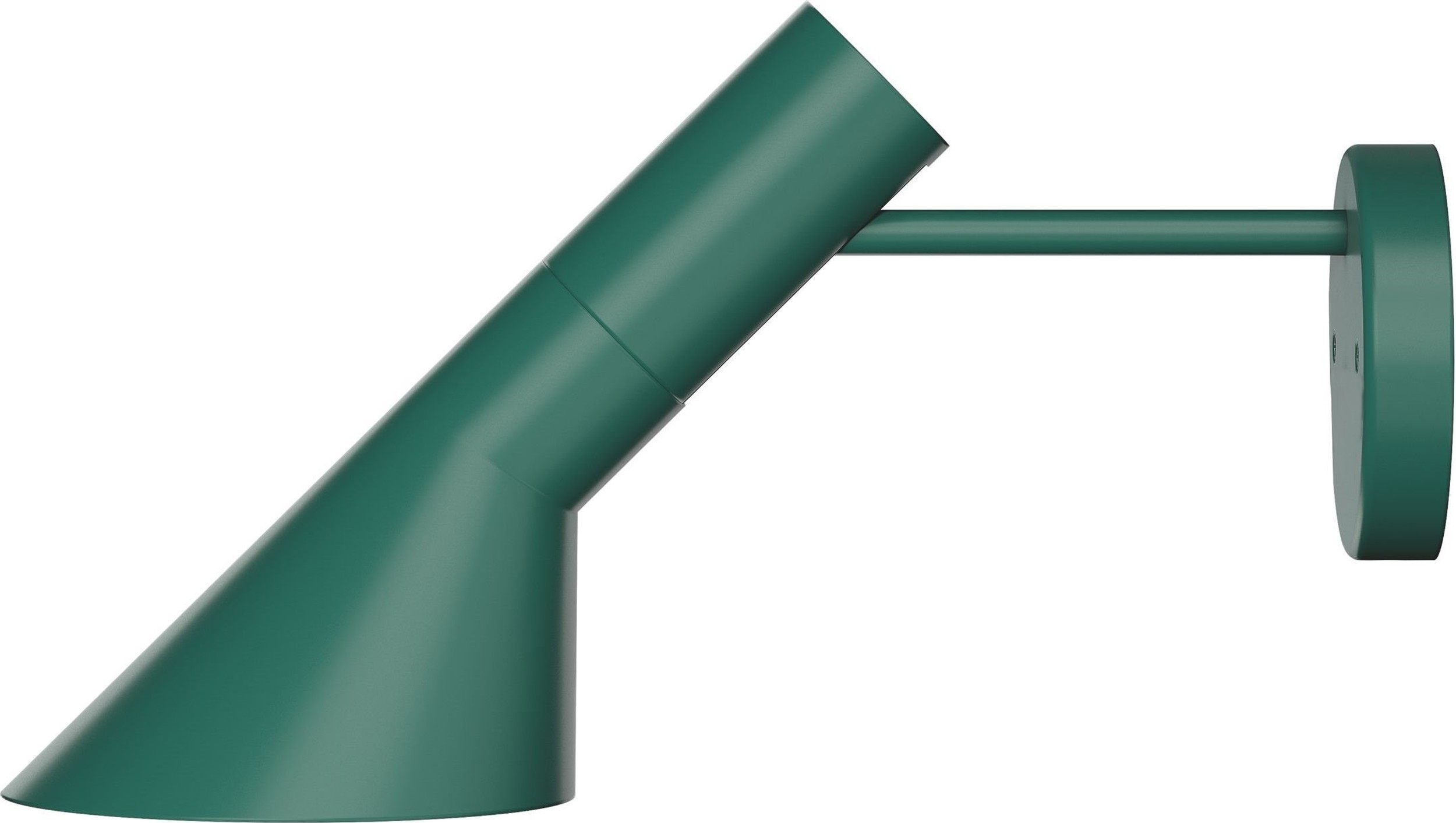 Kinkiet AJ ciemnozielony bez widocznego kabla i włącznika