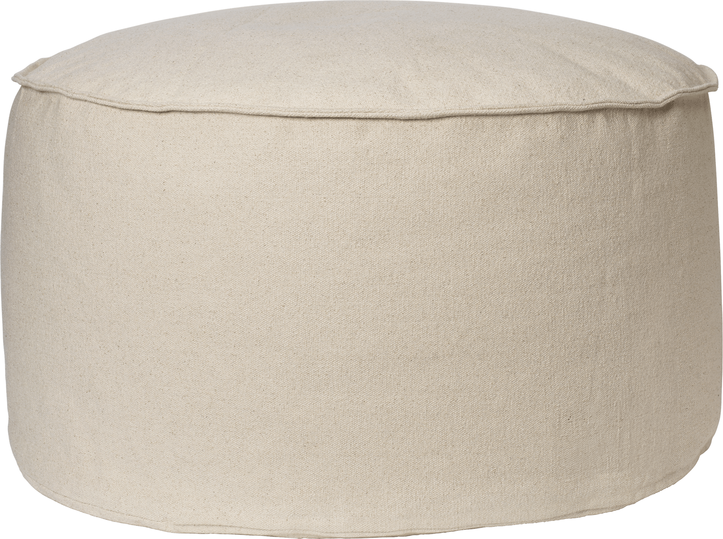 Puf Aun 80 cm złamana biel