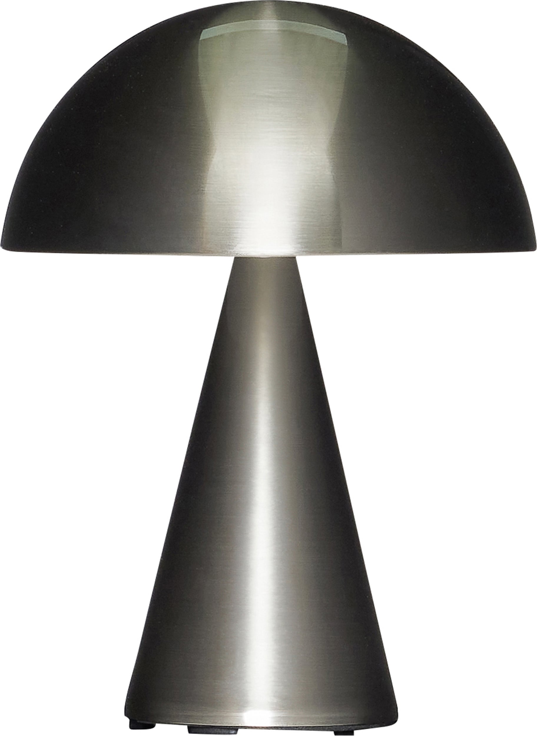 Lampa stołowa bezprzewodowa Mush 20 cm srebrna