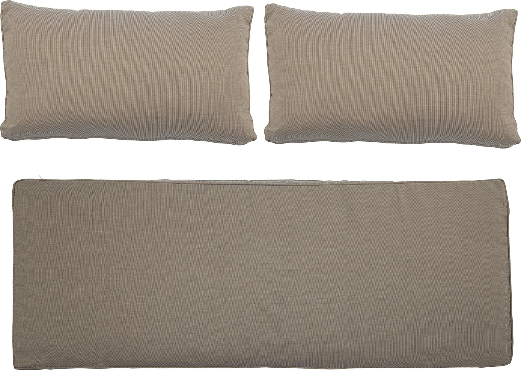 Poszewki na poduszki do sofy Mundo beżowe 3 szt.