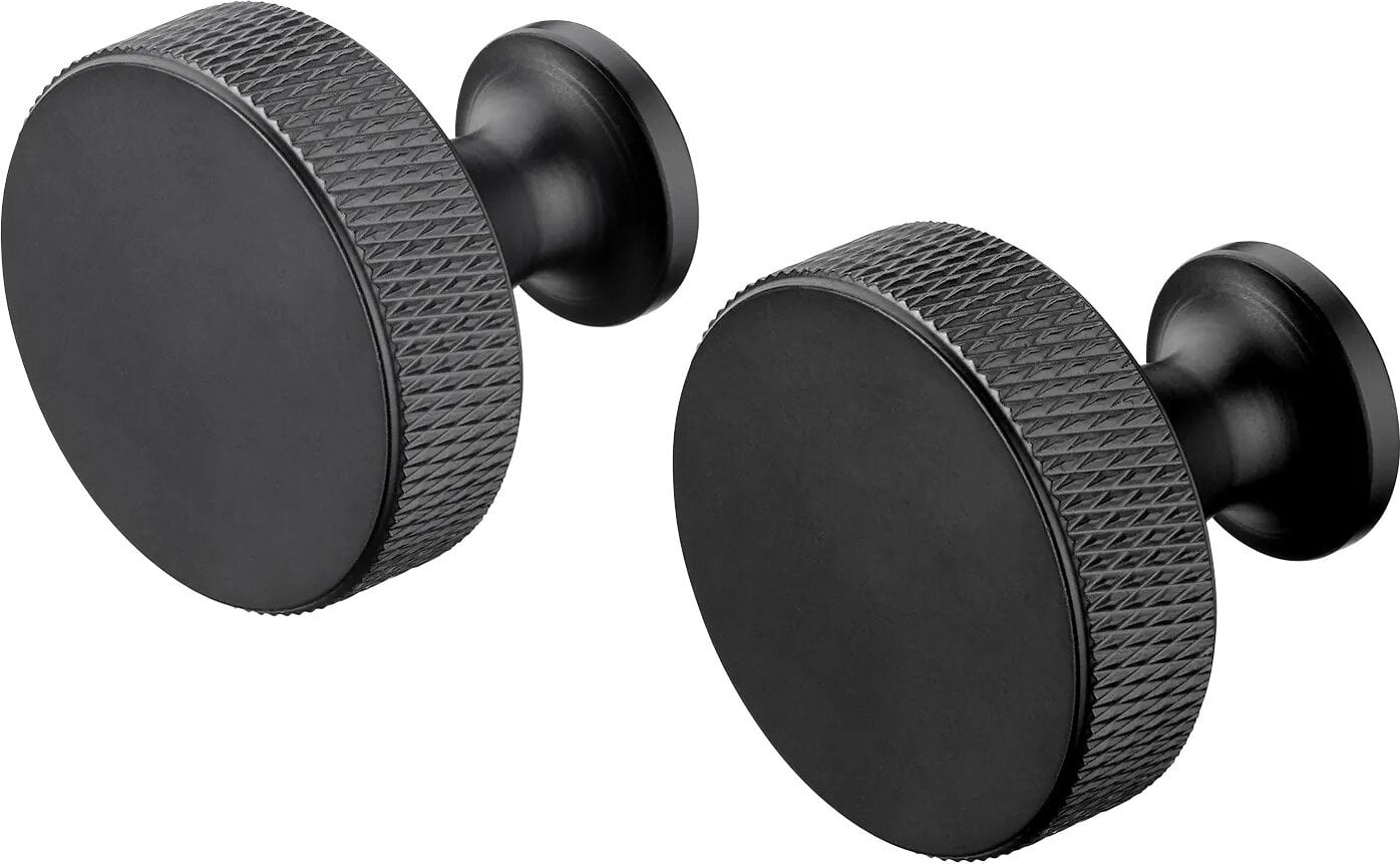 Haczyki ścienne Rof okrągłe czarne 2 szt.