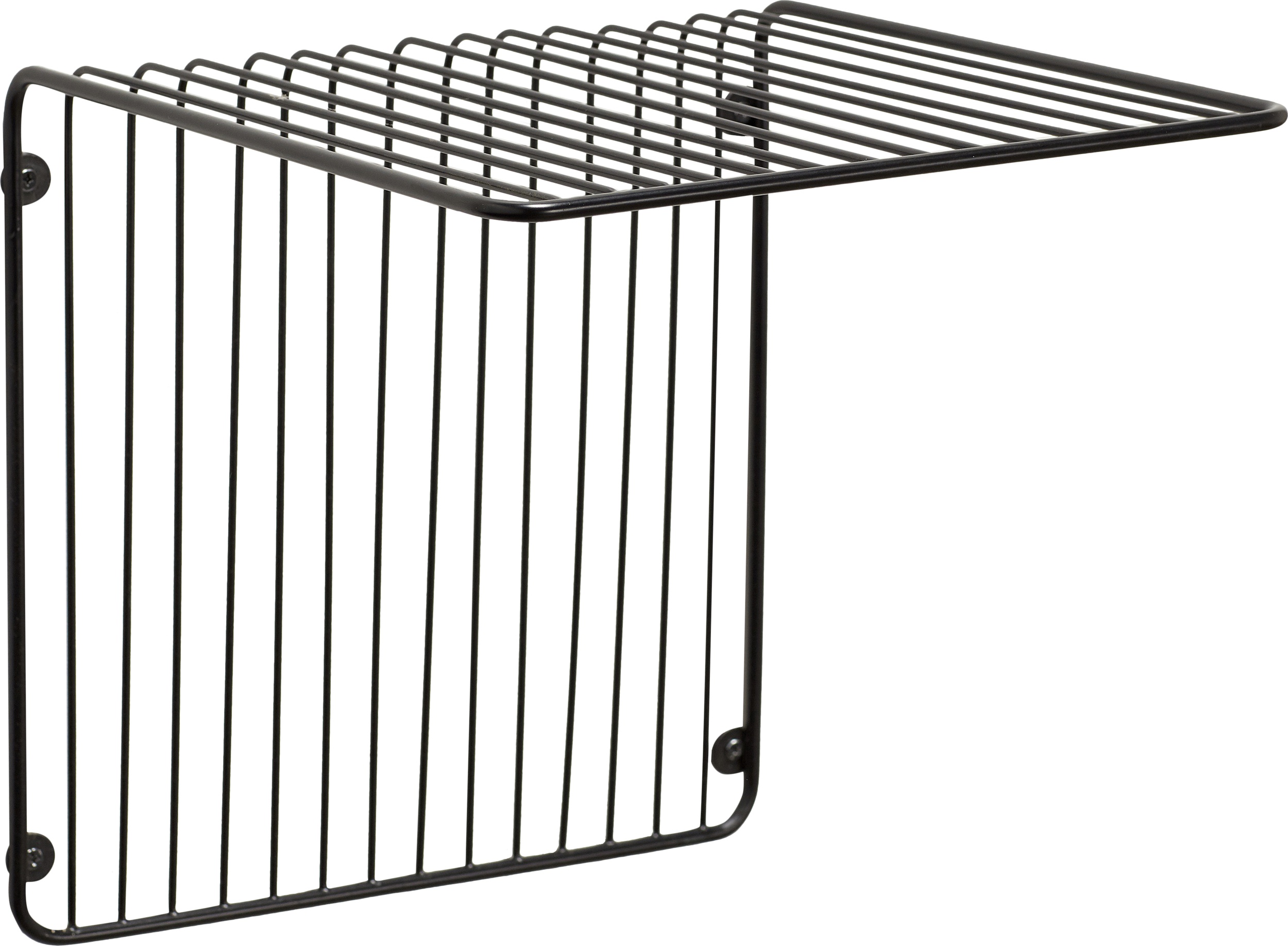 Półka Hübsch czarna z prętów