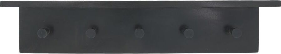 Wieszak z półką Sate czarny