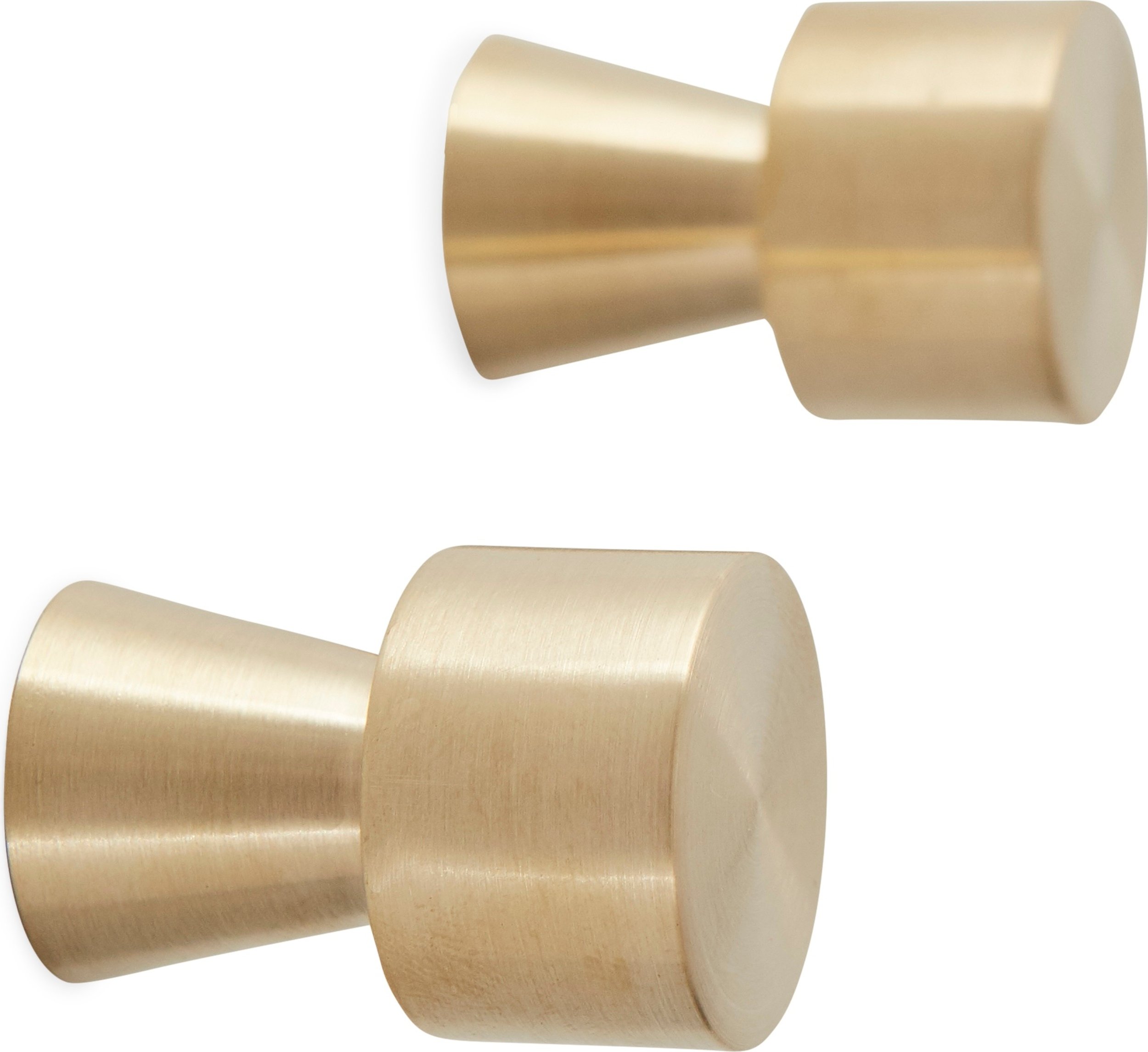 Haczyki ścienne Pin mosiądz 2 szt.